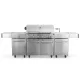 G21 Nevada BBQ Premium Line kerti gázgrill, 7 égőfejes, nyomáscsökkentővel, mosogatóval  + ajándék 160.000 Ft értékű wellness utalvány