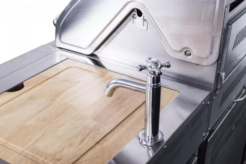 G21 Nevada BBQ Premium Line kerti gázgrill, 7 égőfejes, nyomáscsökkentővel, mosogatóval  + ajándék 160.000 Ft értékű wellness utalvány