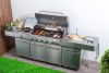 G21 Nevada BBQ Premium Line kerti gázgrill, 7 égőfejes, nyomáscsökkentővel, mosogatóval  + ajándék 160.000 Ft értékű wellness utalvány