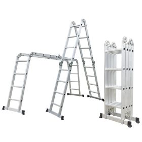   G21 GA-SZ-4x4-4,6M többfunkciós létra, alumínium - 2. osztály