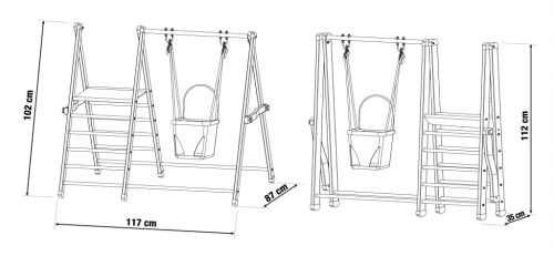 G21 Tacoma Mini összecsukható hinta