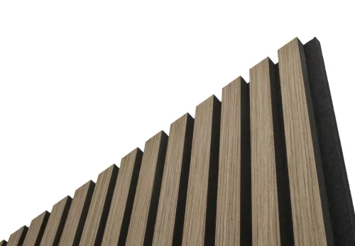 G21 Akusztikus panel 270x60,5x2,1 cm, dió (zajcsökkentő, dekor falpanel, falburkolat) 63910190