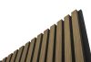 G21 Akusztikus panel 270x60,5x2,1 cm, teak (zajcsökkentő, dekor falpanel, falburkolat) 63910194 + ajándék 80.000Ft értékű ****wellness utalvány