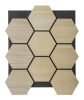 G21 Akusztikus panel 81,5x66,5x2,1 cm méhsejt alakú, natúr tölgyfa (zajcsökkentő, dekor falpanel, falburkolat) 63910198 +ajándék 80.000Ft értékű****wellness utalvány 
