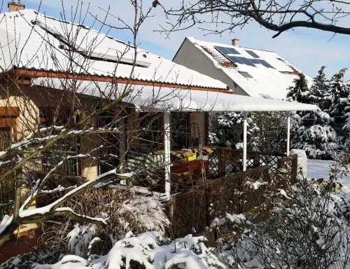 Palram Sierra 4200 szürke pergola, terasztető (426 x 286 cm) akár összeszereléssel is +ajándék 120000Ft értékű**** wellness utalvány
