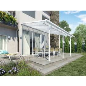   Palram Sierra 5400 fehér 3 x 5,46 pergola, terasztető (546x286cm) akár összeszereléssel is +ajándék 80000Ft értékű**** wellness utalvány