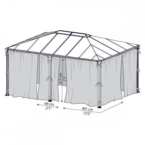 Árnyékoló Palram Martinique 5000 kerti pavilonhoz