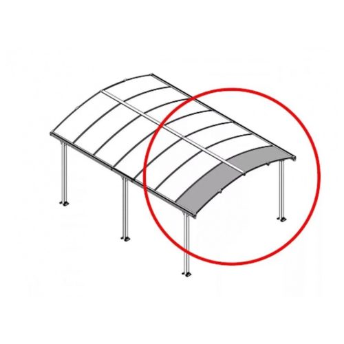 Bővítő elem Arcadia kocsibeállókhoz (70 cm)