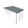 Palram Capri 4200 antracit/szürke 3 x 4,25 pergola, terasztető (426x286cm) akár összeszereléssel is, +ajándék 80000Ft értékű****wellness utalvány