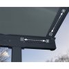 Palram Capri 4200 antracit/szürke 3 x 4,25 pergola, terasztető (426x286cm) akár összeszereléssel is, +ajándék 80000Ft értékű****wellness utalvány