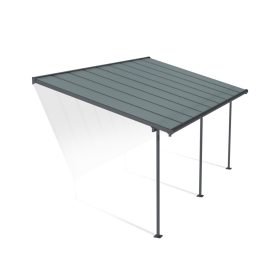   Palram Capri 5400 antracit/szürke 3 x 5,46 Pergola, Terasztető, állítható méretű, akár összeszereléssel is +ajándék 120000Ft értékű**** wellness utalvány 