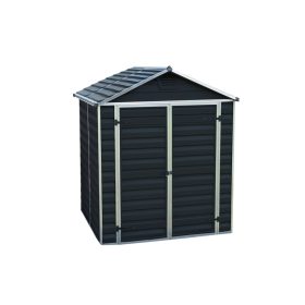   Kerti ház, Szerszámtároló, padlózattal, 153x185 cm, polikarbonát, Palram Skylight 6x5, antracit, + 40.000 Ft-os wellness utalvány