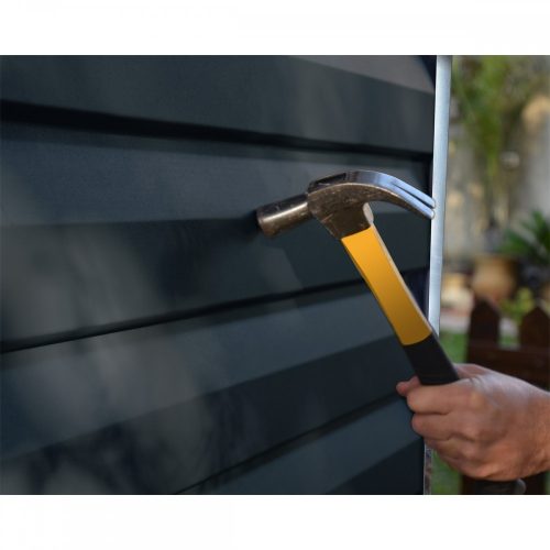 Kerti ház, Szerszámtároló, padlózattal, 305x185 cm, polikarbonát, Palram Skylight 6x10, antracit,  + 40.000 Ft-os wellness utalvány