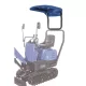 Védőtető Scheppach EXC 815 Mini Kotrógéphez