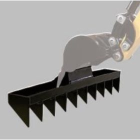   Gereblye Scheppach EXC 815 mini kotrógéphez 100 x 26,3 x 12 cm