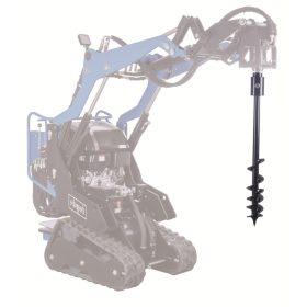   Földfúrószár 100mm átmérőjű,  Scheppach MKL 730 Hernyótalpas Rakodógéphez 