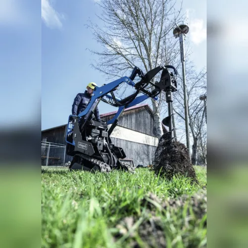 Földfúrószár 200mm átmérőjű,  Scheppach MKL 730 Hernyótalpas Rakodógéphez