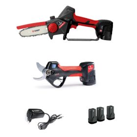   BLUEBIRD CS 23-05A AKKUS ÁGVÁGÓ ÉS PS 23-28 METSZŐOLLÓ KÉSZLET (3X2,5AH) (889080)