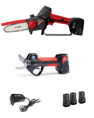 BLUEBIRD CS 23-05A AKKUS ÁGVÁGÓ ÉS PS 23-35 METSZŐOLLÓ KÉSZLET (3X2,5AH) (889090)