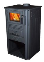   Plamena 8 Kályha 500x500x850 fekete, 8kW(A-15051) + 40.000 Ft értékű wellness utalvány