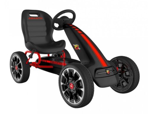 Pedálos Gokart ABARTH-Black 3-8 éves korig