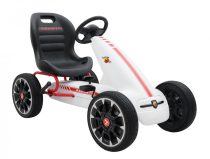Pedálos Gokart ABARTH-White 3-8 éves korig