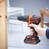 Black+Decker BDCHD18K1B2-QW Akkus ütvefúró-csavarozó, (2x2 Ah) akkuval és töltővel, kofferben +ajándék 80000Ft értékű****wellness utalvány