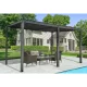 Riwall RMBP 13x10 Anthracite Bioklimatikus Alumínium Pergola 4x3 m, antracit