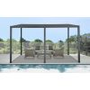 Riwall RMBP 13x10 Anthracite Bioklimatikus Alumínium Pergola 4x3 m, antracit