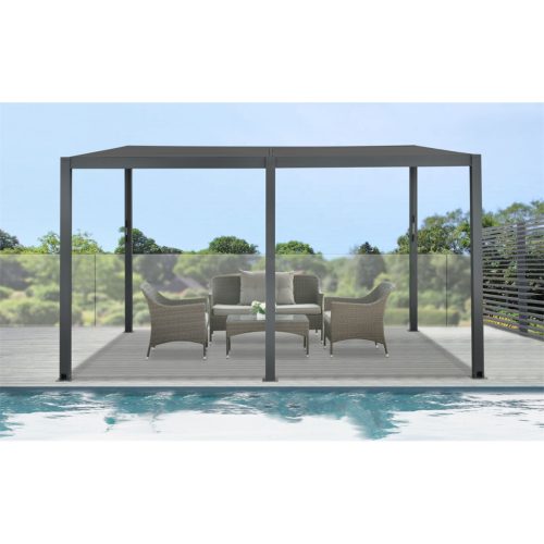 Riwall RMBP 13x10 Anthracite Bioklimatikus Alumínium Pergola 4x3 m, antracit