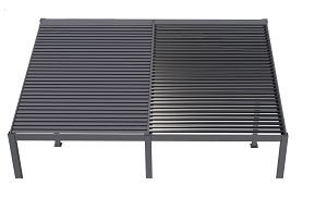 Riwall RMBP 13x10 Anthracite Bioklimatikus Alumínium Pergola 4x3 m, antracit