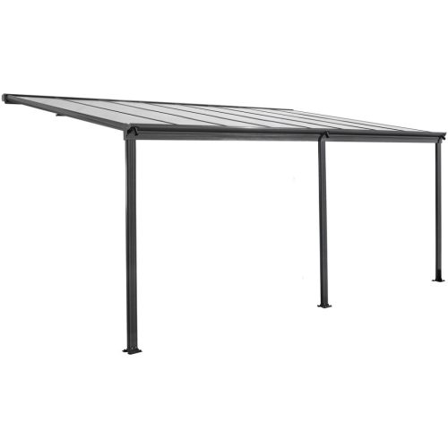 Riwall RMPP 16x10 Anthracite Aluminium Pergola, Terasztető 5x3m, antracit, +AJÁNDÉK 120000Ft értékű****wellness utalvány!