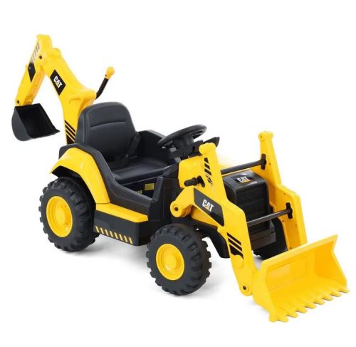 Akkumulátoros Gyermek Rakodógép HECHT CAT BACKHOE Yellow/sárga