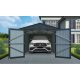 Riwall PRO RMCG 20x10 Fém Garázs, Szerszámtároló, 3 x 6 m, nyeregtetővel (antracit) +ajándék 120000Ft értékű****wellness utalvány