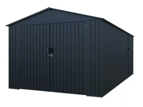 Riwall PRO RMCG 20x10 Fém Garázs, Szerszámtároló, 3 x 6 m, nyeregtetővel (antracit) +ajándék 120000Ft értékű****wellness utalvány