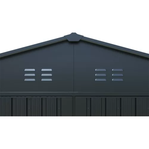 Riwall PRO RMCG 20x10 Fém Garázs, Szerszámtároló, 3 x 6 m, nyeregtetővel (antracit) +ajándék 120000Ft értékű****wellness utalvány
