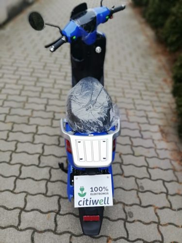 Citiwell S1 Elektromos Robogó gondozásmentes lítium-ion akkumulátorral (kék) + 120.000 Ft-os wellness utalvány