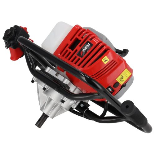 DEDRA DED8809 Benzines talajfúró, földfúró, 2 ütemű, 52 cm3, 2 LE, 100, 150, 200 mm-es fúrószárral +ajándék 80000Ft értékű****wellness utalvány