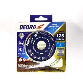   DEDRA H1107 Szegmentált gyémánt vágótárcsa 125mm/22,2mm