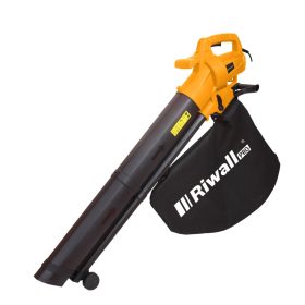   Riwall REBV 3200 E - elektromos lombszívó/lombfúvó 3200W motorral, 270km/óra, aprítás: 12:1, +ajándék 40000Ft-os ****wellness utalvány