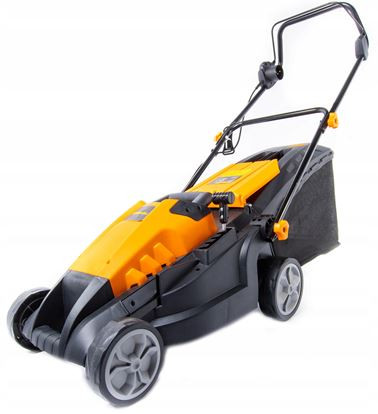 Elektromos fűnyíró 1600W Riwall REM 3816i Indukciós motorral, 2 az 1-ben, vágás szélesség: 38cm