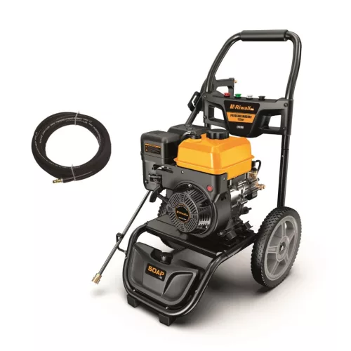 Riwall RPPW 250 SET Benzinmotoros Magasnyomású Mosó 250 Bar, Tartozékokkal