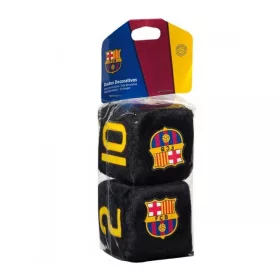   Plüss, Dekorációs Dobókocka 7 x7 cm, FC Barcelona logóval (RETRO feeling)