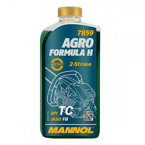  MANNOL 7859 AGRO FORMULA H 2T Magas teljesítményszintű motorolaj kétütemű, benzines kisgépekhez, 1 liter