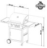 G21 California BBQ Premium line grill, kerti grill, 4 égőfejes, ajándék nyomáscsökkentővel, +ajándék 120.000Ft értékű****wellness utalvány