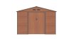 Kerti ház, Szerszámtároló, 277 x 191 cm, acéllemez, GAH 529 barna (fa hatású), +ajándék 80000Ft értékű****wellness utalvány