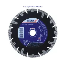 DEDRA Turbo-T gyémánttárcsa 300mm / 25,4mm, szegmentát.