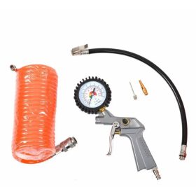   HECHT 002024 Kompresszor Pisztoly, 5 m Tömlő a HECHT 2026, 2052, 2353 és 2806 kompresszorokhoz