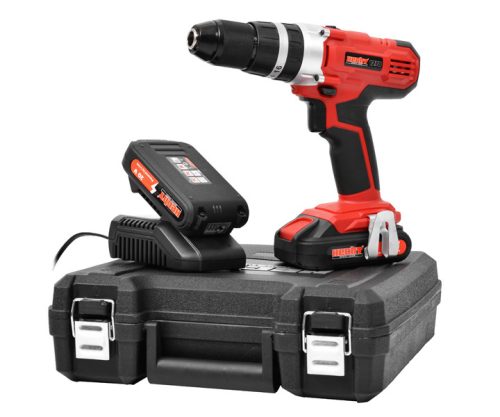 Akkumulátoros Csavarbehajtó/ütvefúró, 2db akku+töltő,20V,35Nm,2 sebesség HECHT 1278