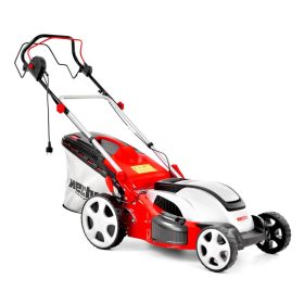   Elektromos Önjáró Fűnyíró 1800W, Kosár 60 L, Max vágás szélesség: 46cm HECHT 1803 S 5 az 1-ben